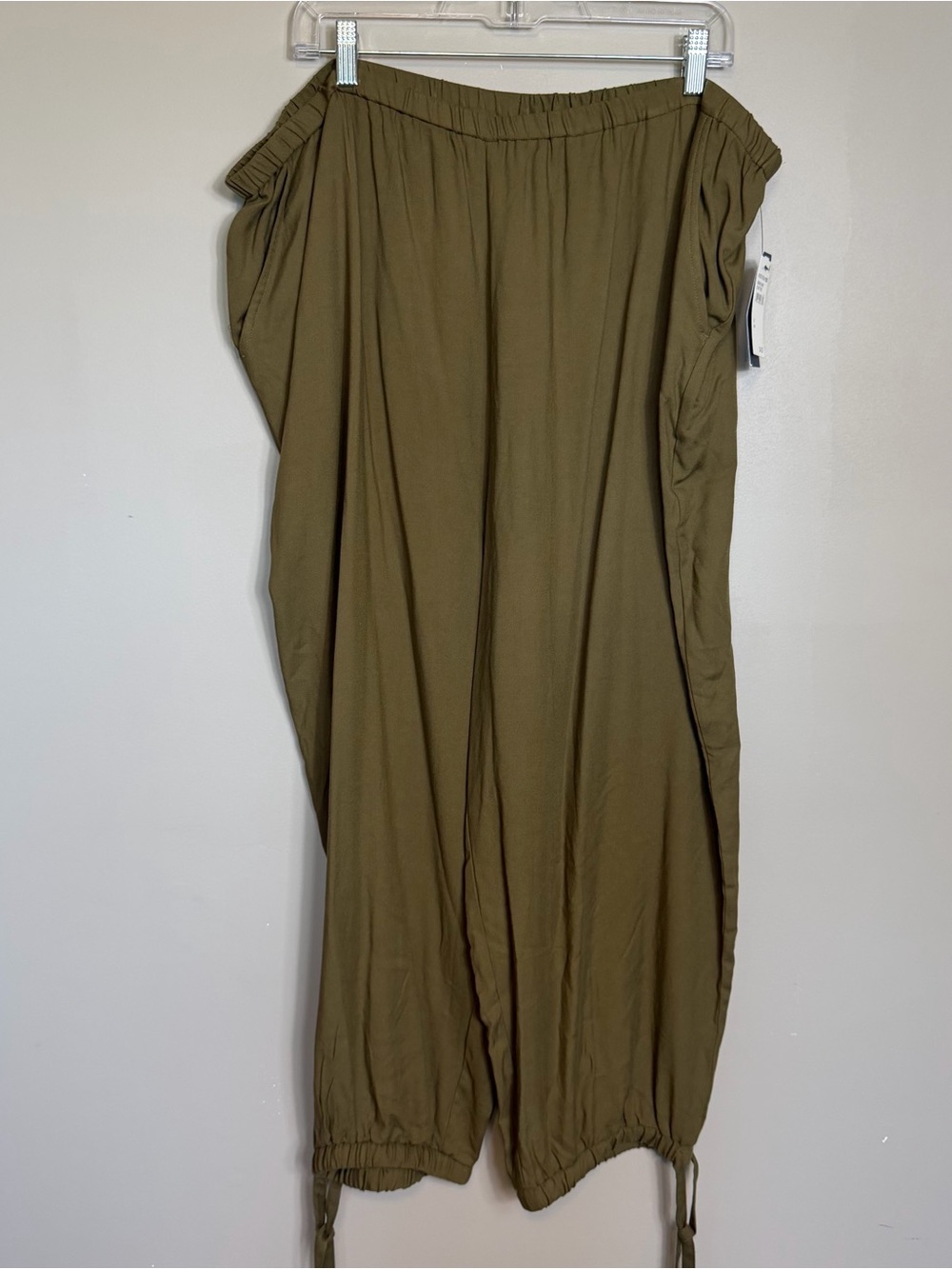 Melrose and Market Nordstrom Rack Olive Green Harem Pants Relaxed Fit 2X NWT
